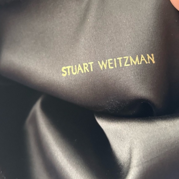 Stuart Weitzman Highland over the knee boot black suede‎ block Sz 7 - Picture 12 of 12